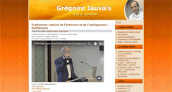 Desktop Screenshot of naturopathe-jauvais.com